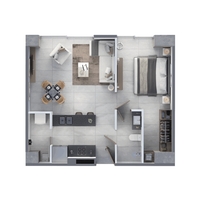 Planta Modelo Suite