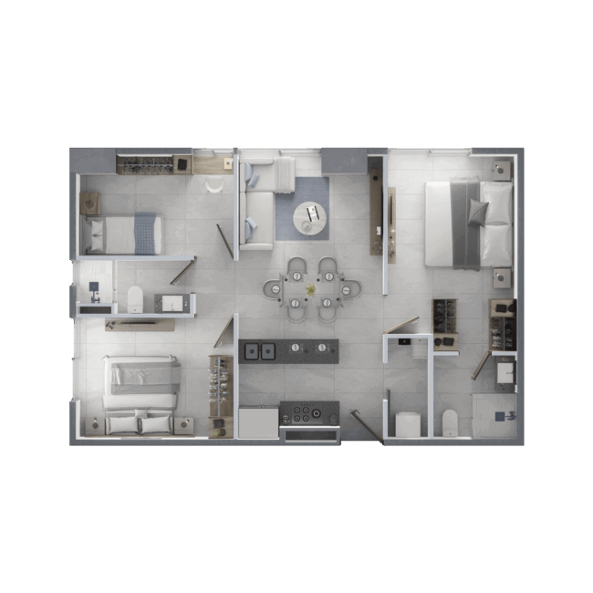 Planta Modelo Deluxe