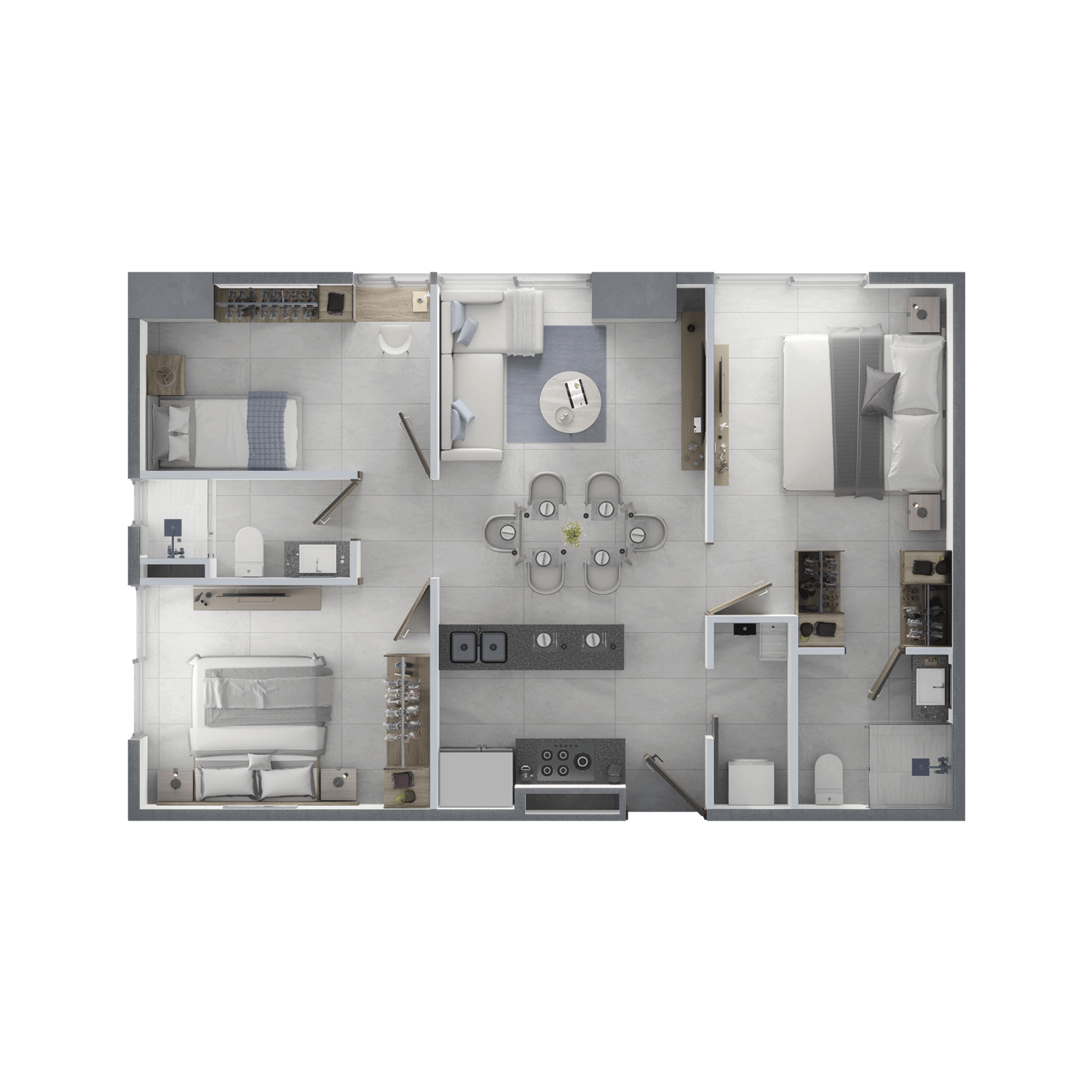 Planta Modelo Deluxe